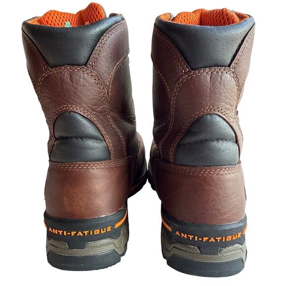 Timberland Pro Work Boots Boondock 8" Shaft Mens 9.5M Leather Composite Toe WP - Picture 5 of 11